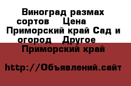 Виноград размах сортов  › Цена ­ 50 - Приморский край Сад и огород » Другое   . Приморский край